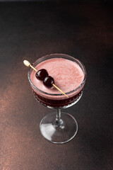 Great alcoholic cocktail, close up  