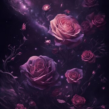 abstract rose background lilac color gradient 
