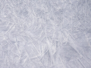 an enlarged background image of the ice structure on a winter river