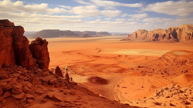 valley in the desert © Emil