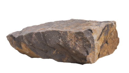 Heavy rock stone - isolated