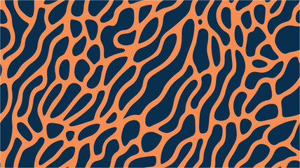 Raster waves, geometry line stripes. Line background and texture. Seamless. Safari collection. Wavy background.