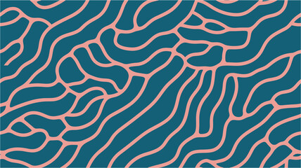 Wavy background. Geometric waves texture. Simple background with contour line pattern. Colorful Groovy Wave Seamless Pattern. Seamless.