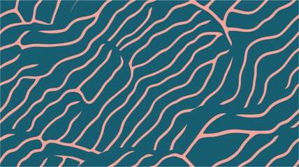 Vector texture with bright waves, vertical curved stripes. Abstract wave pattern. Vineyard field vector seamless texture.