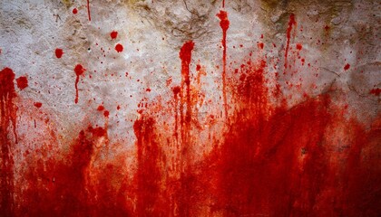 halloween background blood texture background texture of concrete wall with bloody red stains