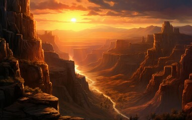 Canyon Sunset.