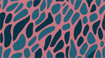 Simple irregular geometric design, package design. Coffee bean seamless pattern background.