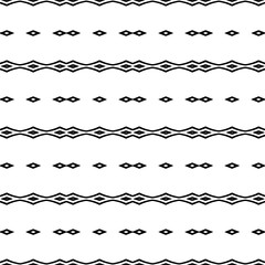 Abstract Shapes. Abstract Background Design. Vector seamless Black and White Pattern.Simple repeat pattern design.