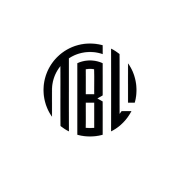 TBL abstract logo design vector