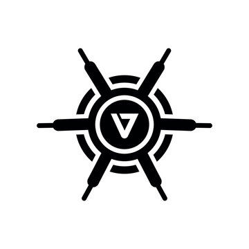 vault logo design vector template