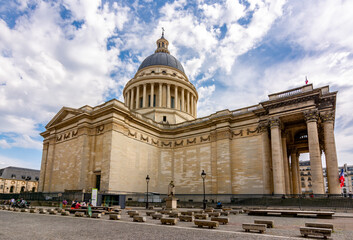 Pantheon building in Latin quarter, Paris, France