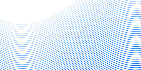 abstract background with business lines,Abstract wavy background. Thin line on white. modern lines blue