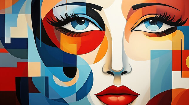 Facial Geometric Elegance