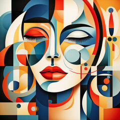 Abstract Serenity Portrait