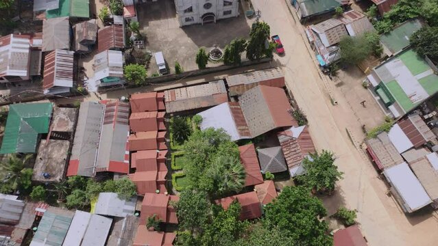 Top Down View Of The Philippine Village, Aerial View