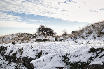 winter mountain landscape