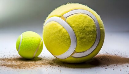 tennis ball on white background yellow tennis ball sports equipment on white white file - obrazy, fototapety, plakaty