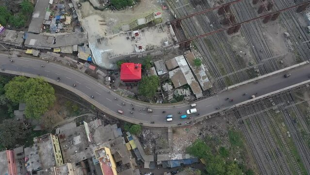 INDIA SEMI URBAN DRONE SHOTS