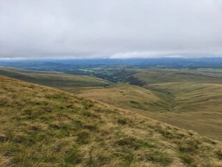 view on hillside