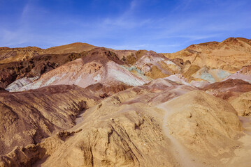 Colourful mountains of the Death Valley