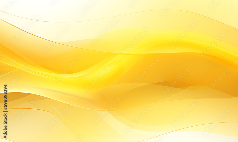 Poster abstract yellow wavy background in the style of elegant lines