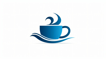 Coffee cup logo vector illustration
