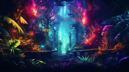  picture of mystical magic exotic forest