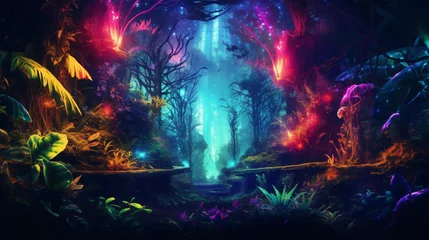 Foto auf Leinwand  picture of mystical magic exotic forest © ayyan