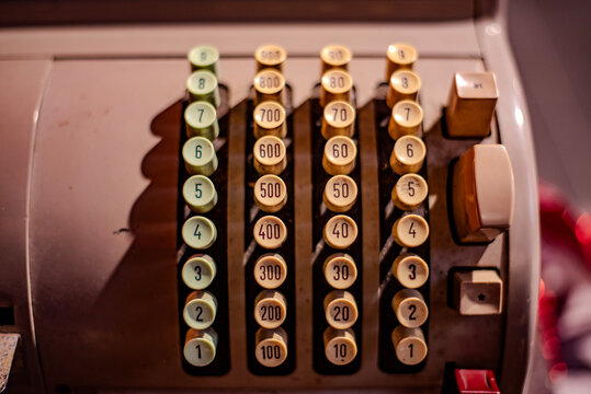 close up of a calculator