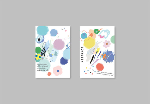 Abstract Posters Layout