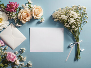 Elegance Unveiled: A White Paper Affair with Floral Flourish

