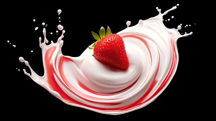 Strawberry Essence: Cream & Berry Dance