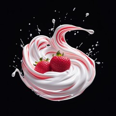 Strawberry Essence: Cream & Berry Dance