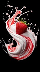 Strawberry Essence: Cream & Berry Dance