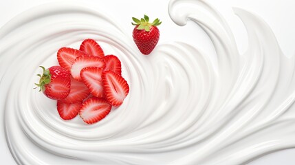 Strawberry Essence: Cream & Berry Dance