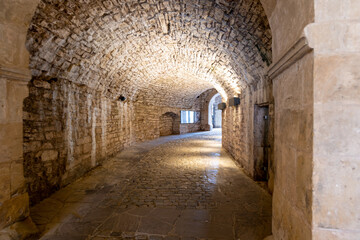 Photo of an ancient underground tunnel