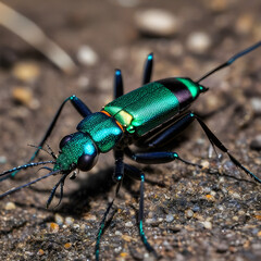 Close up of Tiger beetle
