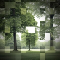 trees with squares