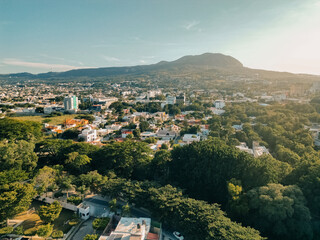 Aerial Drone Shot of Tuxtla Gutierrez, Chiapas, Mexico