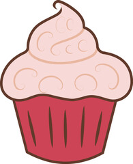 cupcake vector