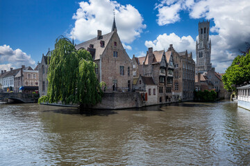 Architecture and landmark of Bruges