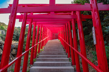 Fototapeta na wymiar Motonosumi Shrine, Nagato, Yamaguchi, Japan