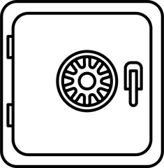 Safe Finance Money Drawing Doodle Vector Illustration