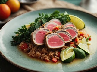 Tuna recipe, food, fish, plate, cooking