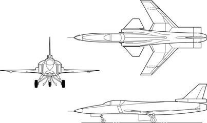 Air Plane, us army fighter jet, Line art vector, eps, file for cnc laser cutting, Laser engraving, wood engraving model, cricut, ezcad, digital cutting machine template Frame