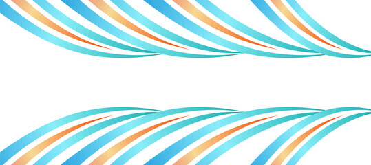 abstract blue swirl curves border sticker for car wrap livery background