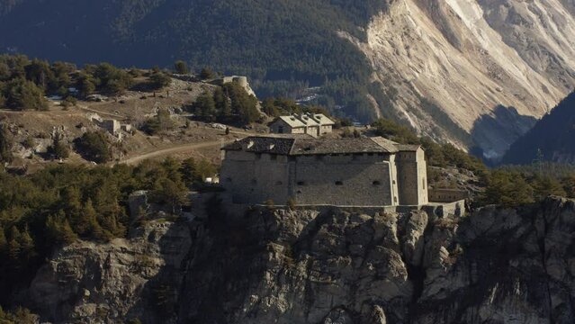 vue a&eacute;rienne du fort Marie Christine