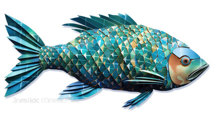 Turquoise Tranquility: The Fish Figure
