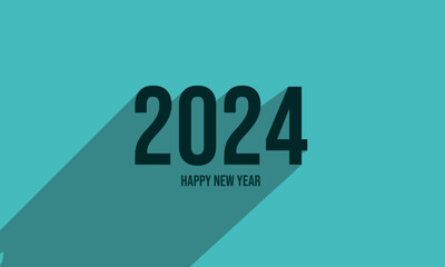 2024 Flat illustration with white space., 
