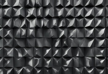 Corrugated rectangle geometric dark black anthracite stone concrete texture background